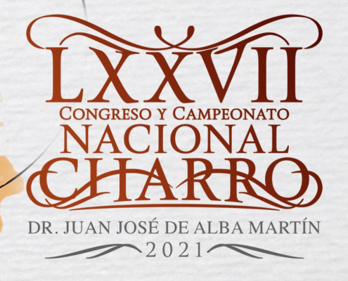 Emblema oficial del LXXVII Congreso y Campeonato Nacional Charro