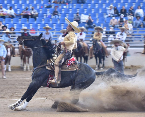 Mauricio Suárez Ávila consiguió 24 puntos de la cala de caballo que realizó en la segunda competencia de este miércoles