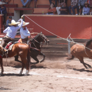 Andrés Navarrete sacó la casta con las tres manganas a caballo para Rancho La Biznaga Oro San Agustí