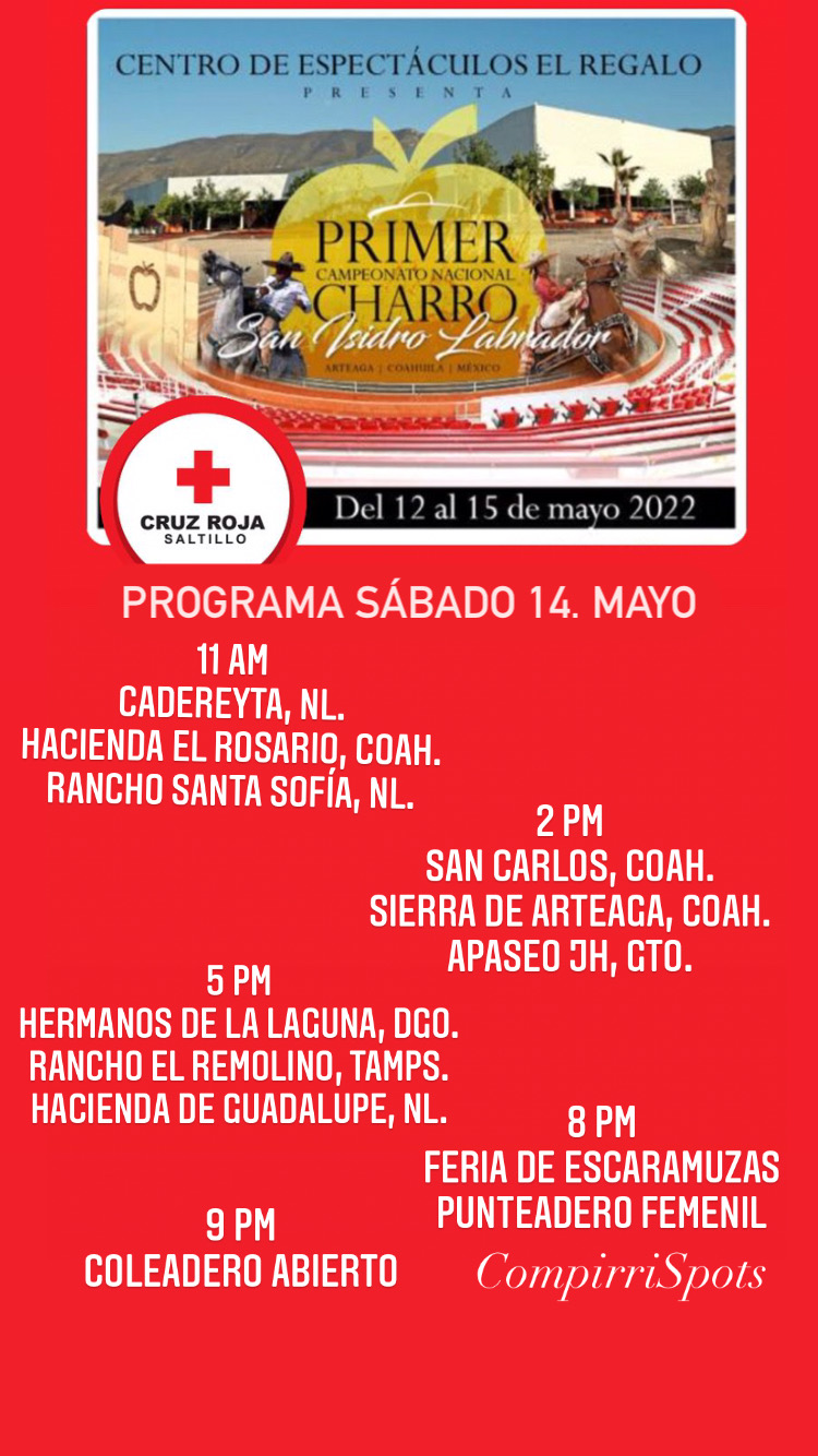 Programa sábado 14 Mayo El Regalo