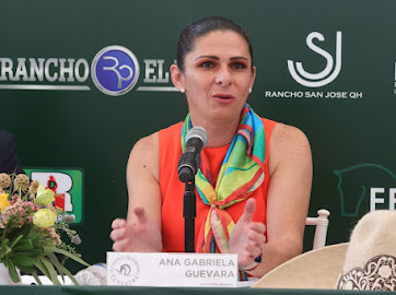 Ana Gabriela Guevara, directora general de CONADE, encabezó la presentación del programa del Festival Deportivo Ecuestre