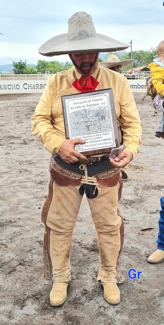 Horacio Peña Ramírez fue el ganador del pialadero anual de Tepic. Foto del profe Gil.   