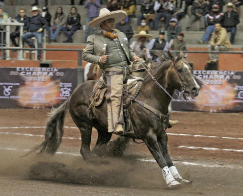 Alejandro Goñi de Rancho Las Cuatas presentó esta cala de caballo de 39 puntos