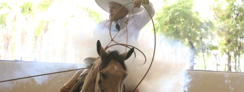 Javier Dávalos (La Victoria de Guanajuato) perfumó la manga con este pial.