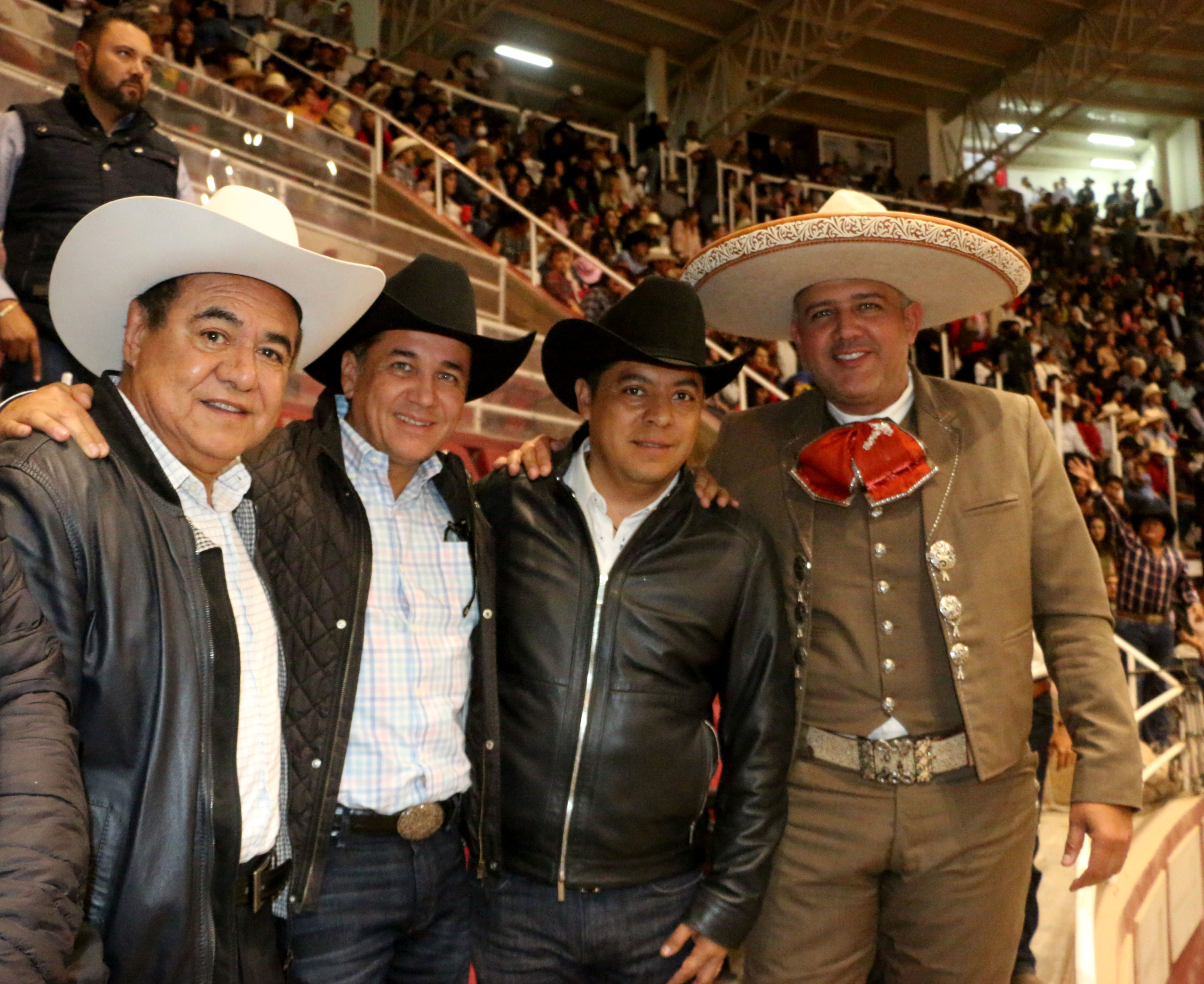 Asistió el gobernador de San Luis Potosí, Ricardo Gallardo Cardona, acompañado por el presidente de la Federación Mexicana de Charrería, José Antonio Salcedo López