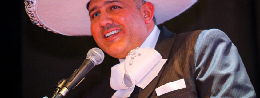 El presidente de la Federación Mexicana de Charrería, José Antonio Salcedo López, contento porque la fiesta más grande de la charrería regrese un año más a Zacatecas