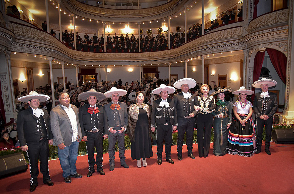 La ceremonia de inauguración se realizó en el histórico Teatro Calderón