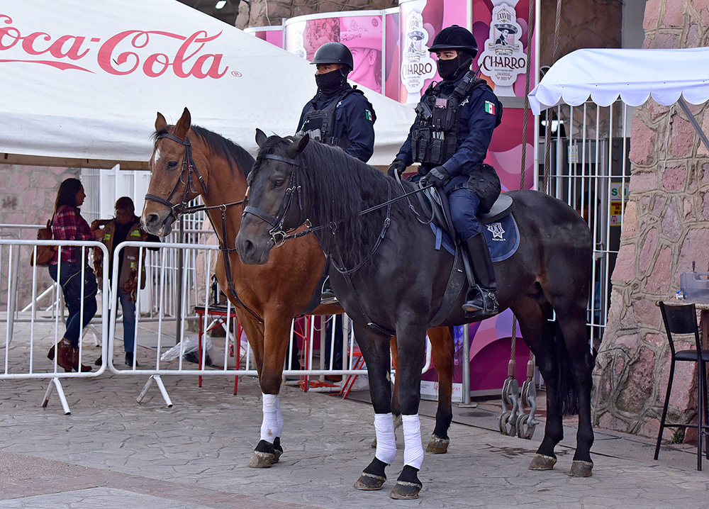 La seguridad se encuentra a tope en el magno escenario de la capital zacatecana