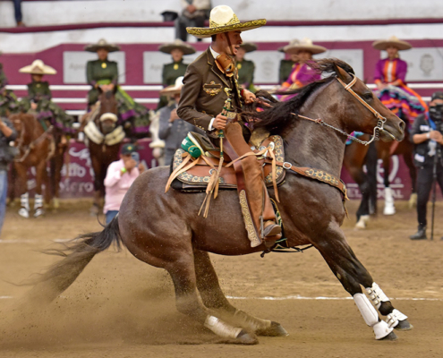 Refugio Raya Quiroz logró una magnífica cala de caballo de 44 puntos para los Tamaulipecos