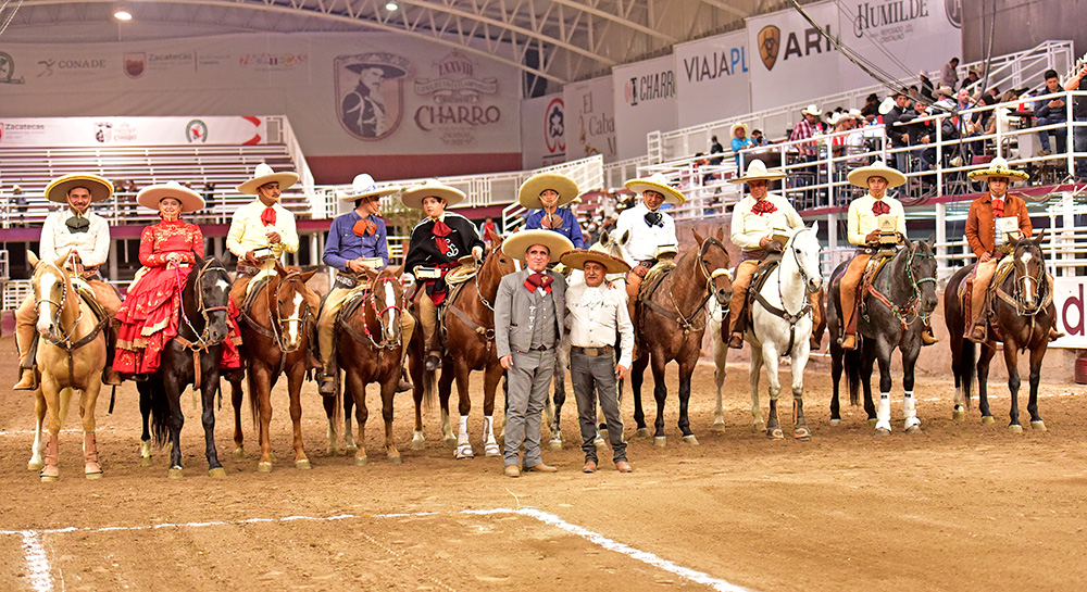 Entregaron hebillas a los campeones estatales, en la imagen Hacienda Tamariz de Puebla
