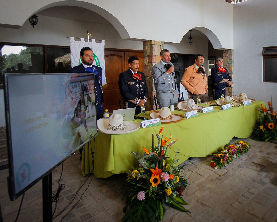 El ingeniero José Antonio Salcedo López encabezó los trabajos de la Junta Ordinaria Mensual de la Federación Mexicana de Charrería