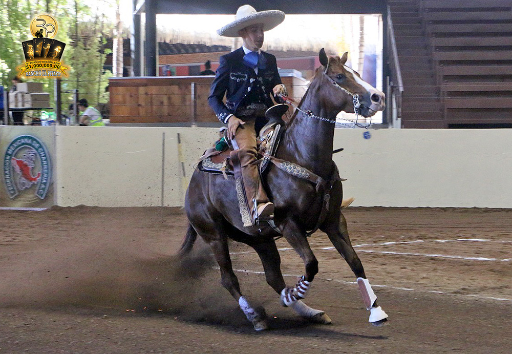 Refugio Raya también clasificó dos cabalgaduras a la final de la categoría Abierto