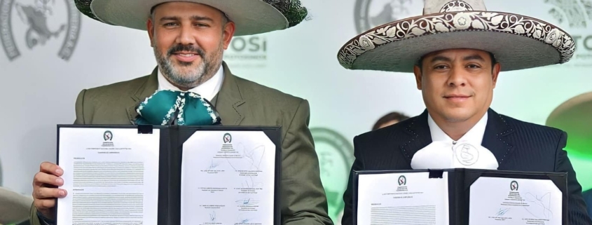 El presidente de la Federación y el Gobernador de San Luis Potosí firmaron el cuaderno de compromisos