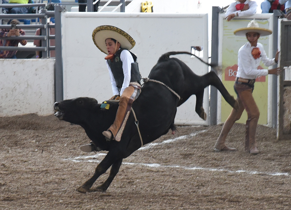 Fuertes reparos del toro soportó Emilio Ibáñez Labastida de Rancho San Miguel THV