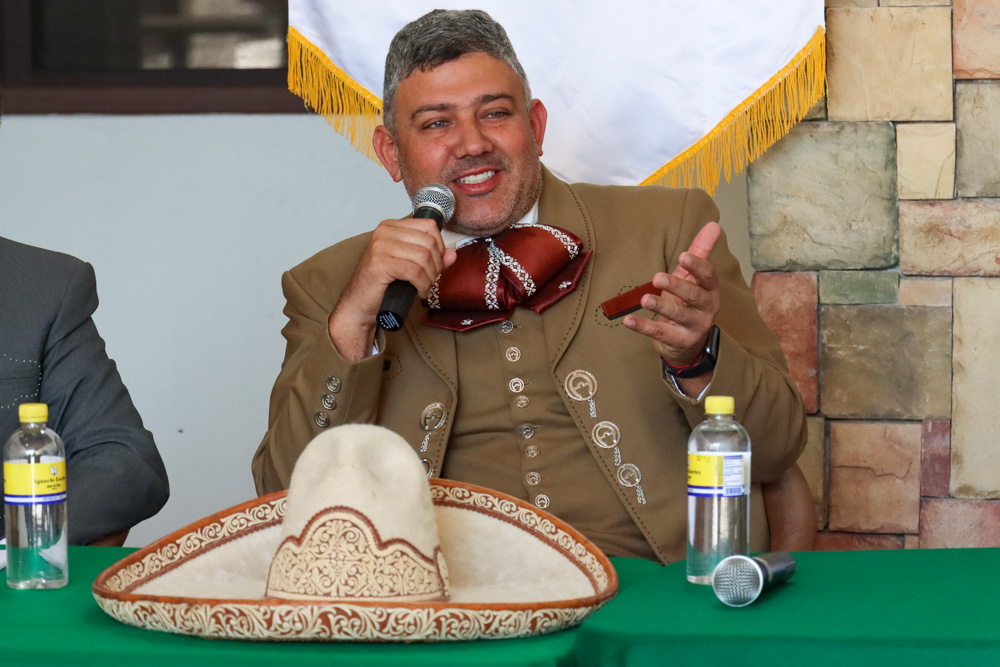 El presidente José Antonio Salcedo López informó sobre la actualidad de la sede del Congreso y Campeonato Nacional Charro 2023
