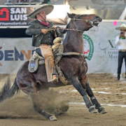 Noé Chávez Montemayor ejecutó la cala de caballo de Cañón de Huajuco "Tracomsa"