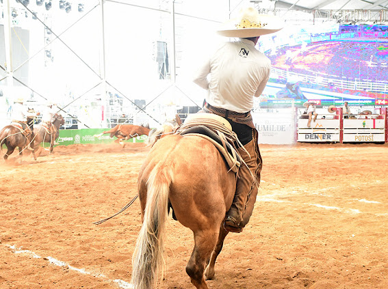 También el zurdo Arnulfo Basurto se cubrió de gloria con sus tres manganas a caballo para los Regionales de Nopala "San José"