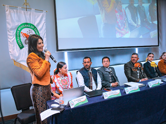 Verónica González, del Buró de Congresos y Visitantes de Aguascalientes, agradeció que su entidad sea la sede para el Campeonato Nacional Charro 2025