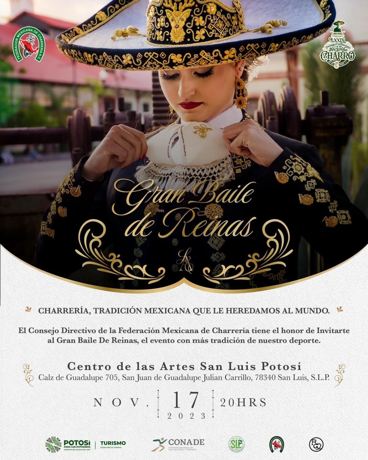 LXXIX Congreso y Campeonato Nacional Charro SLP 2023 Negrete