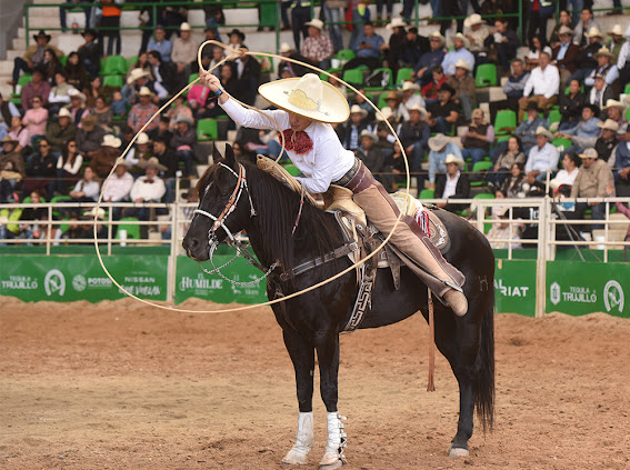 Luis Enrique Ramírez Pulido acertó sus tres manganas a pie para la cuenta de Rancho El Soyate de Zacatecas