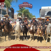 Grandes amigos en las Fiestas Charros Taurinas, en Ayutla, Jalisco.