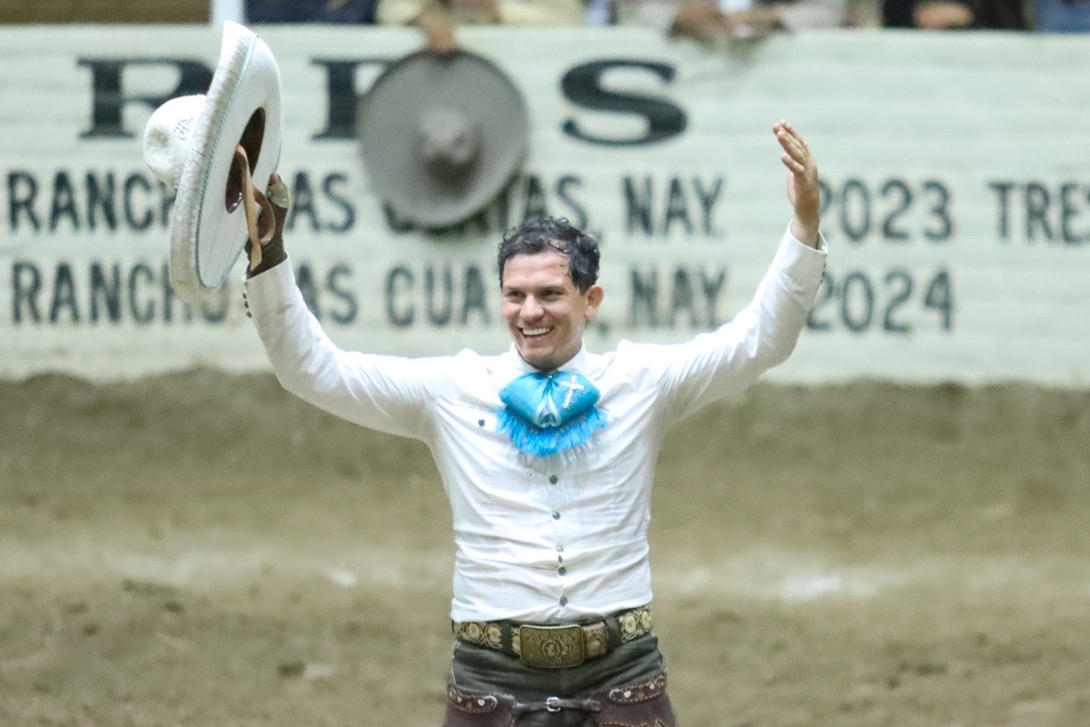 Alberto Mora Rancho El Quevedeño festejo Manganas a Caballo