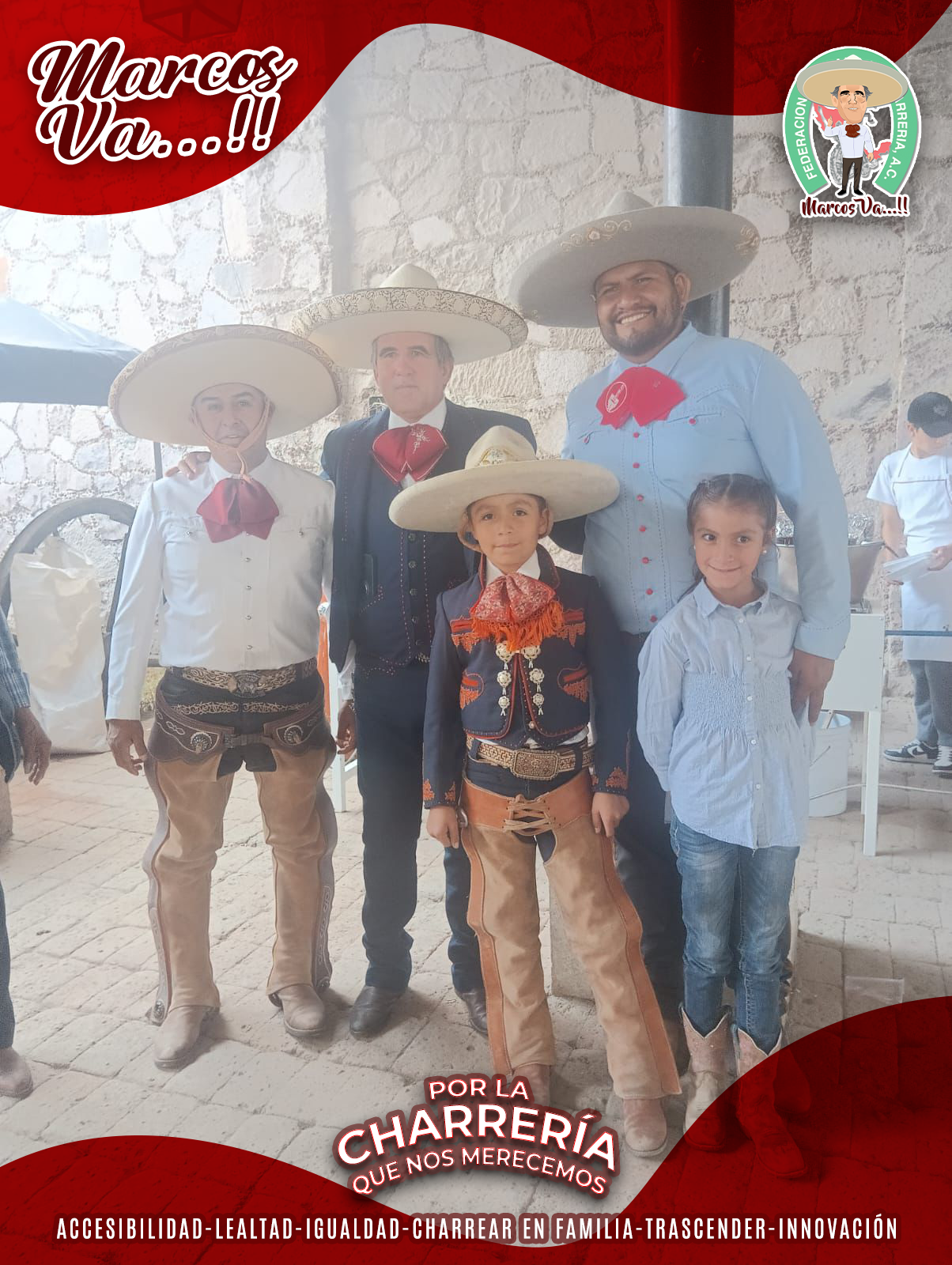 Con la Familia Ríos del Estado de México. 
