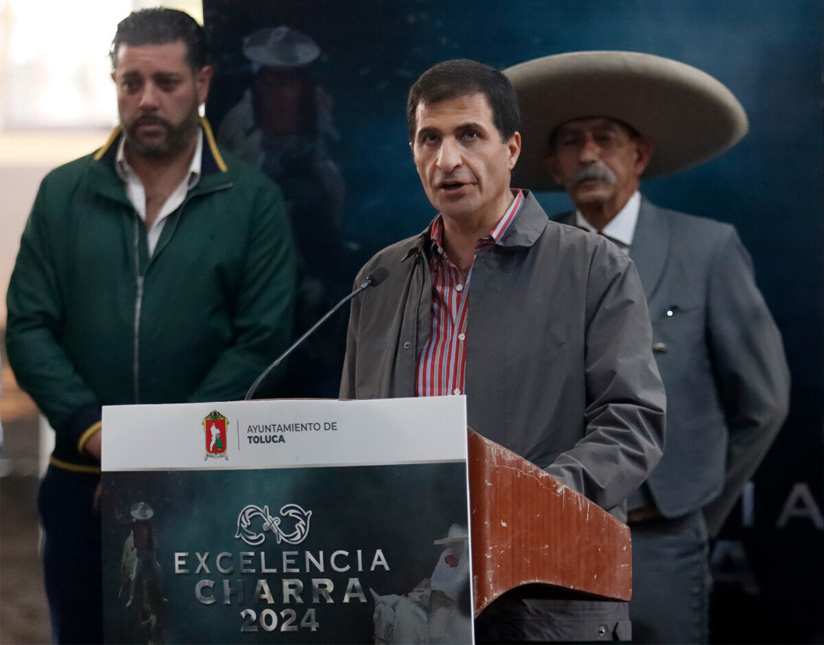La inauguración corrió a cargo de Juan Maccise, alcalde de Toluca